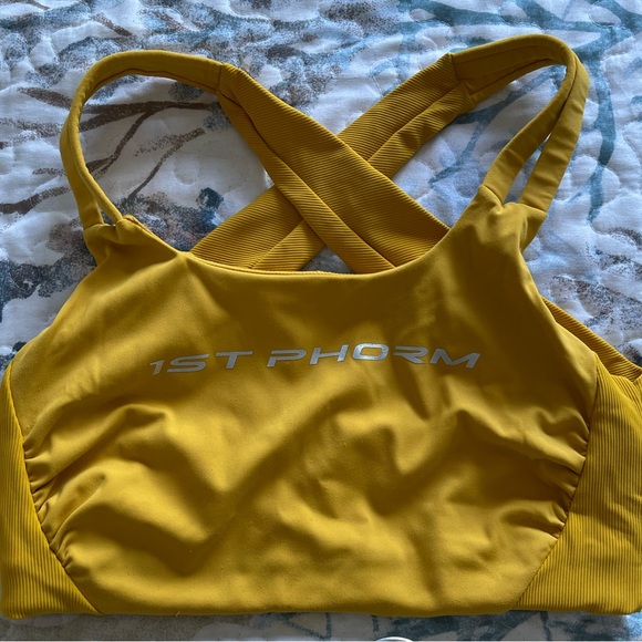 1st Phorm yellow leggings and bra - Picture 5 of 6